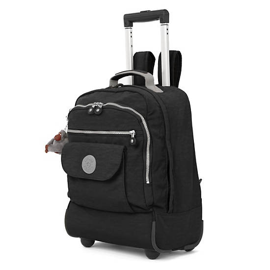 Sanaa Large Rolling Backpack, Black Noir, large
