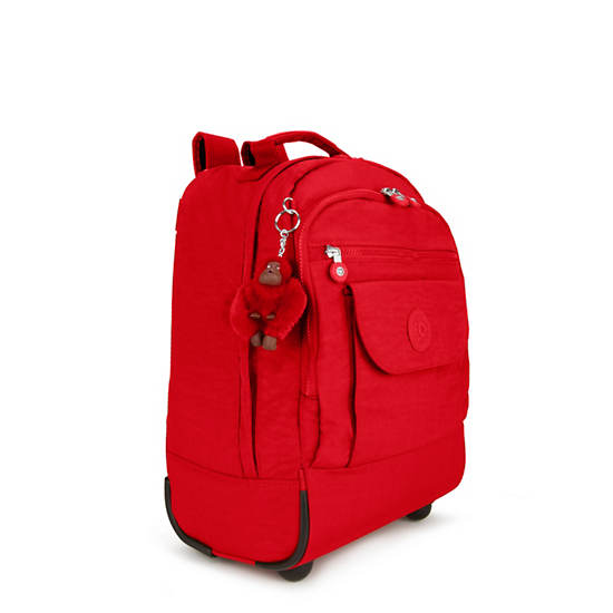 Sanaa Large Rolling Backpack, Cherry Tonal, large