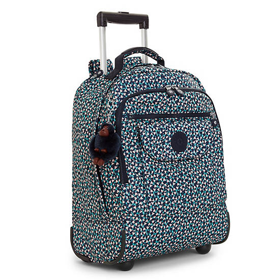 Sanaa Large Printed Rolling Backpack, Come As You Are, large
