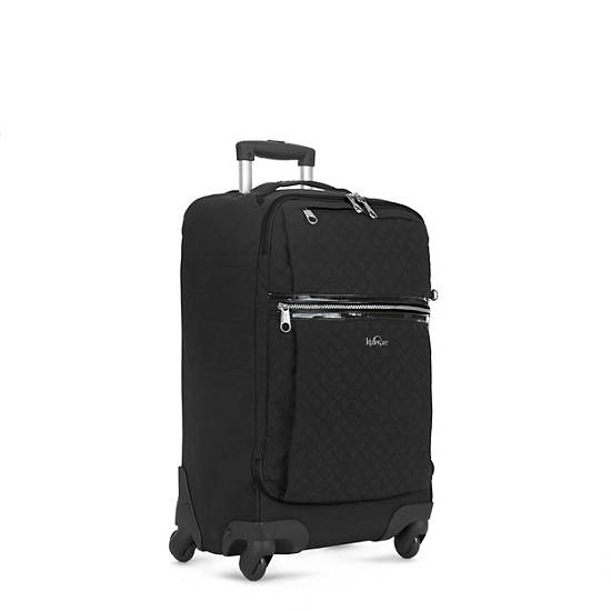 Darcey Small Carry-On Rolling Luggage, Black, large