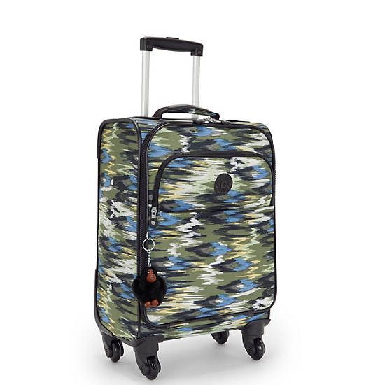 Parker Small Printed Rolling Luggage, Tennis Lime, large