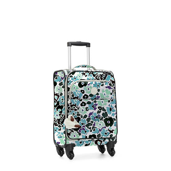 Parker Small Printed Rolling Luggage, Merlot Pink, large