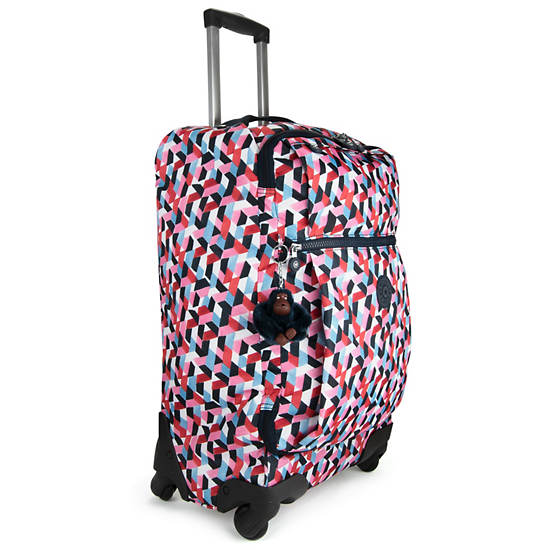 Darcey Small Printed Carry-On Rolling Luggage, Forever Tiles, large
