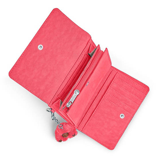 Pixi Medium Organizer Wallet, True Pink, large