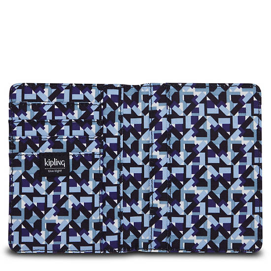 Passport Printed Case Holder, Powder Blue, large Passport Printed Case Holder, Powder Blue, large