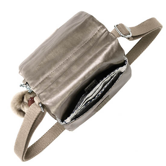 Eldorado Metallic Crossbody Bag, Artisanal K Embossed, large