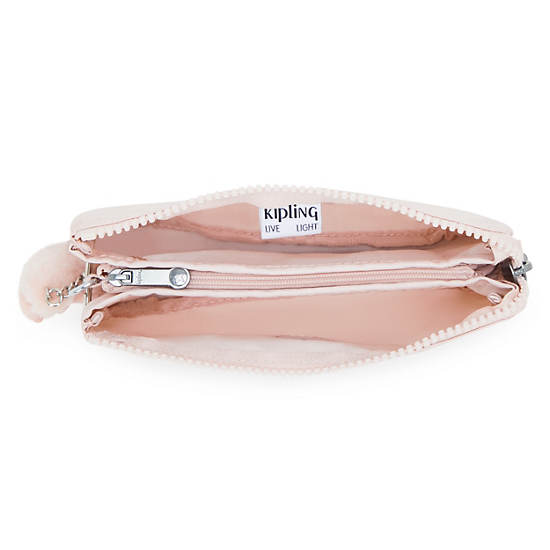 Creativity Large Metallic Pouch, Pink Shine, large