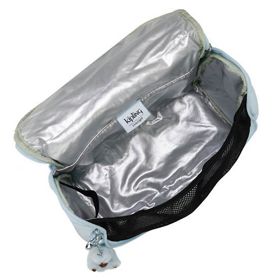 Kichirou Metallic Lunch Bag, True Blue Tonal, large
