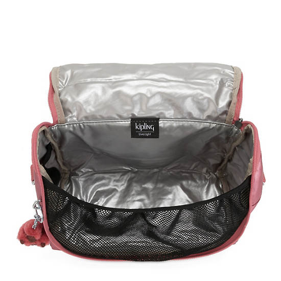 Kichirou Metallic Lunch Bag, Powerful Pink, large