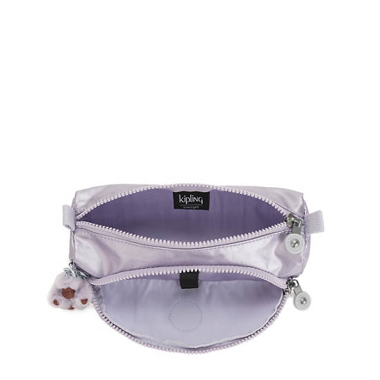 Cute Pencil Case, Frosted Lilac Metallic, large