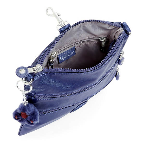 Rizzi Metallic Convertible Mini Bag, Enchanted Purple Metallic, large