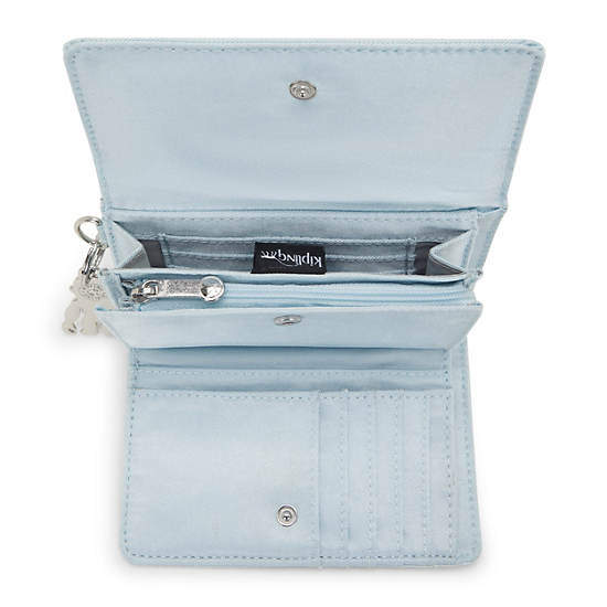Pixi Medium Printed Organizer Wallet, Fancy Blue, large
