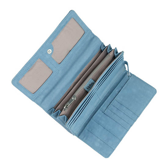 New Teddi Snap Wallet, Electric Blue, large
