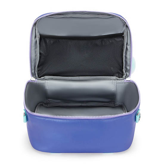 Miyo Metallic Lunch Bag, Rainbow, large