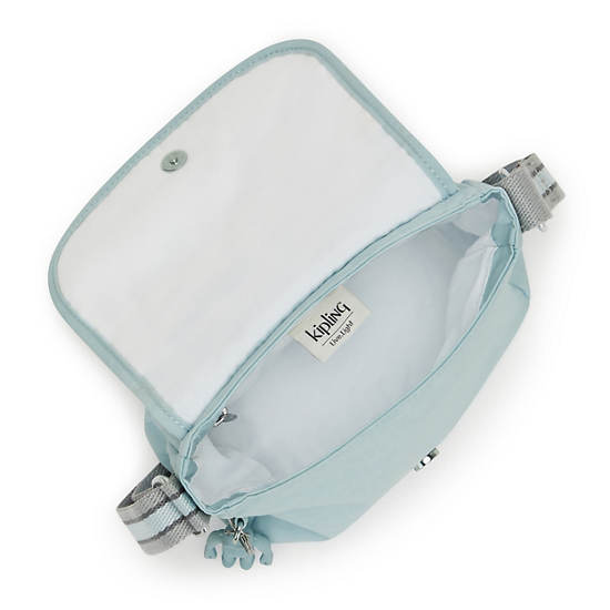 Sabian Crossbody Mini Bag, Fairy Aqua Metallic, large