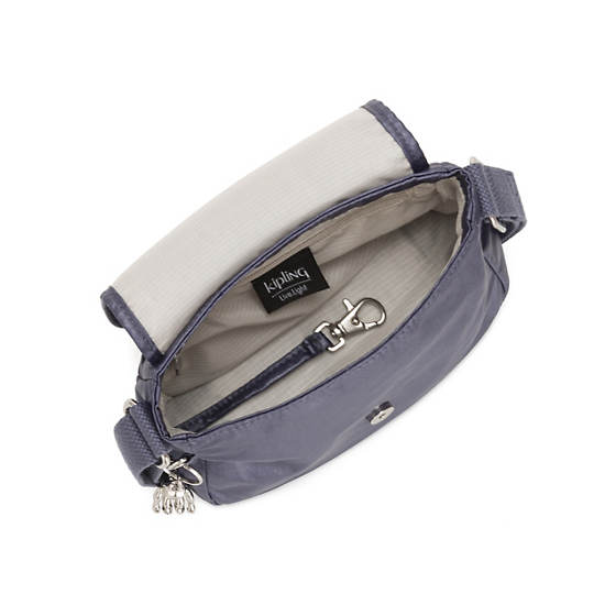 Sabian Metallic Crossbody Mini Bag, Enchanted Purple Metallic, large
