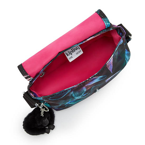 Sabian Printed Crossbody Mini Bag, Spectral Orchid, large