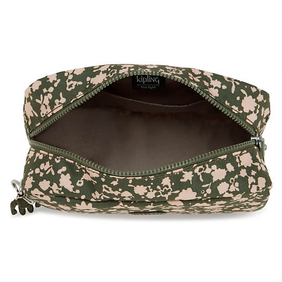 Gleam Printed Pouch, Fresh Floral, large Gleam Printed Pouch, Fresh Floral, large