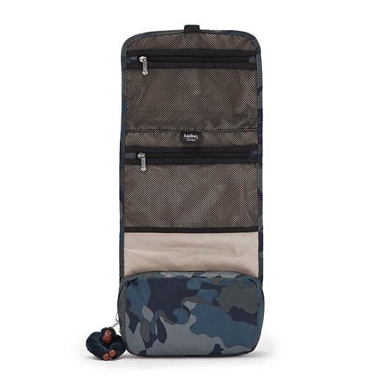 Meadow Toiletry Bag, Cool Camo, large