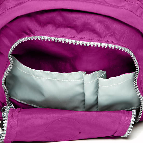 Hal Large Expandable Backpack, Tile Purple Tonal, large