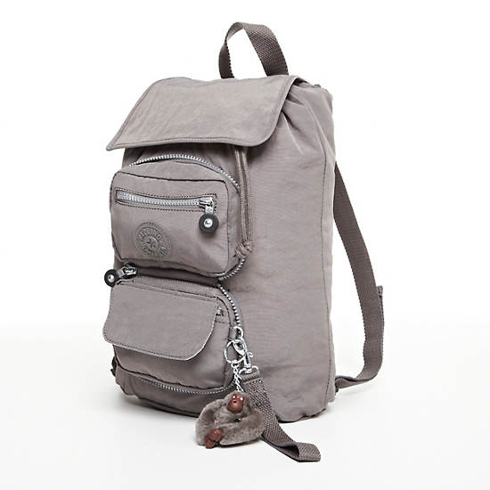 Alicia Foldable Backpack, Metallic Dove, large