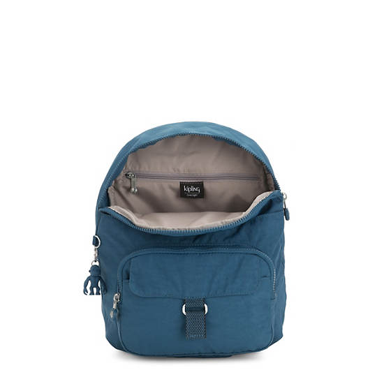 Queenie Small Backpack - Mystic Blue | Kipling