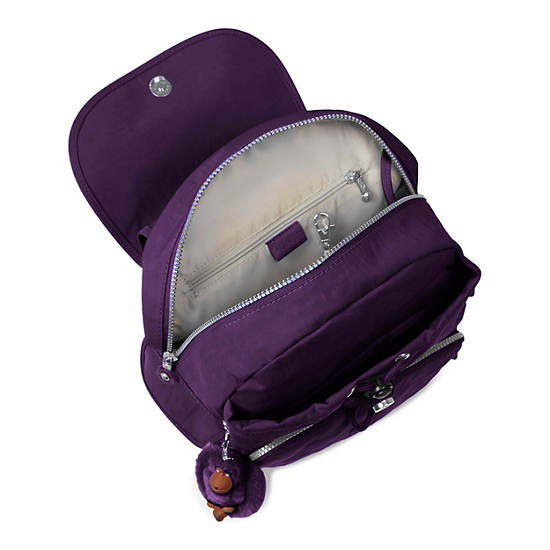 City Pack Backpack, Deep Purple, large