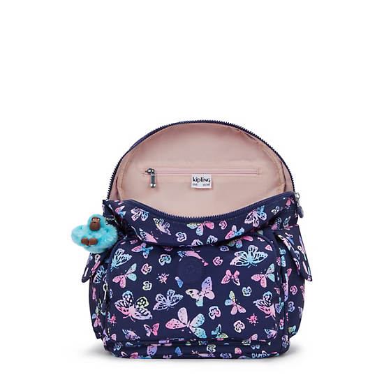 City Pack Printed Backpack, Butterfly Fun, large