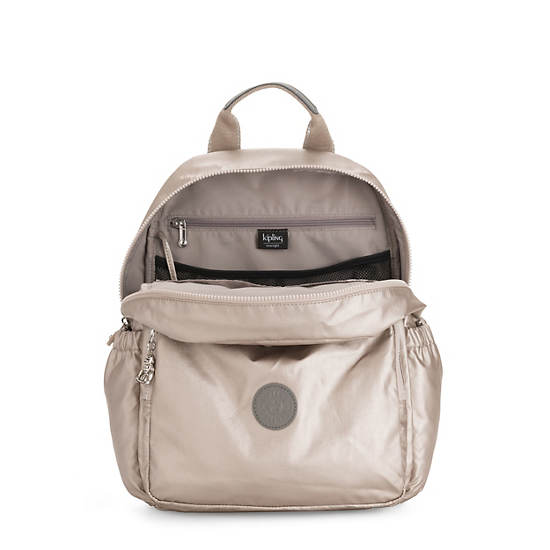 Maisie Metallic Diaper Backpack, Metallic Glow B, large