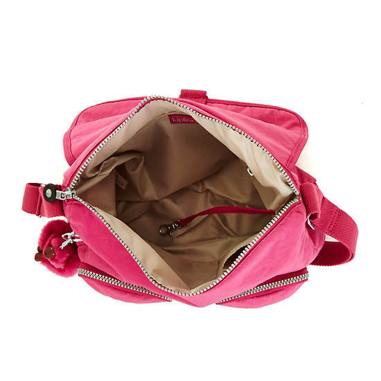 New Rita Medium Crossbody Bag, Fuchsia Night, large