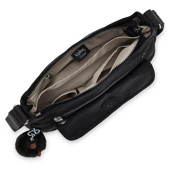 Syro Crossbody Bag, Black Tonal, large
