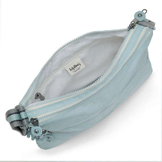 Alvar Crossbody Bag, Fairy Aqua Metallic, large