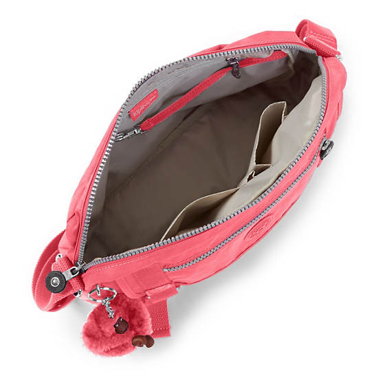 Gracy Crossbody Bag, True Pink, large