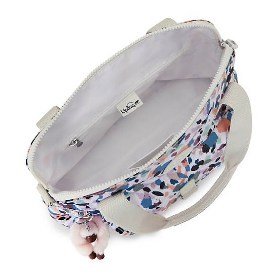 Pahneiro Printed Handbag, Dab Dab Grey, large Pahneiro Printed Handbag, Dab Dab Grey, large