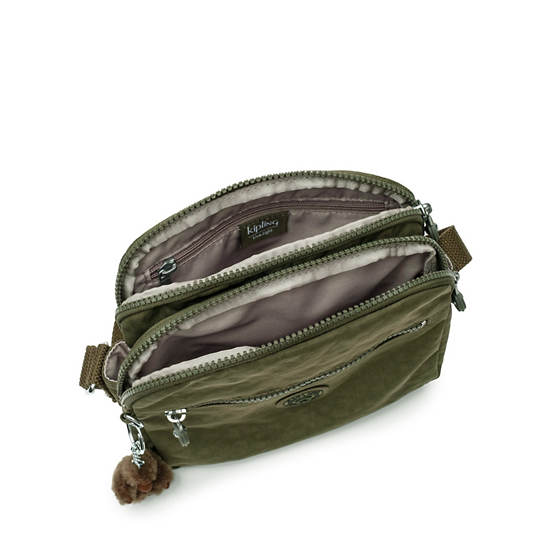 Keefe Crossbody Bag, Jaded Green Tonal Zipper, large