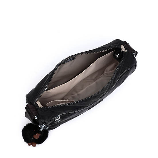 Callie Crossbody Bag, Black Tonal, large