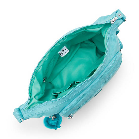 Gabbie Crossbody Bag, Deepest Aqua, large
