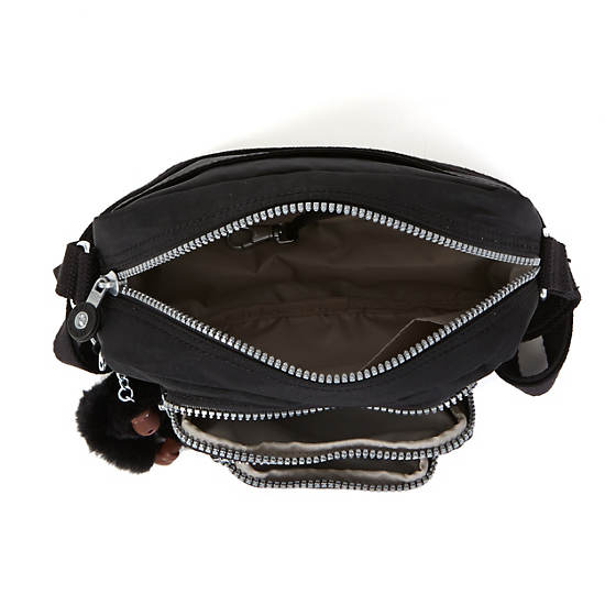 Laina Crossbody Handbag, Black, large