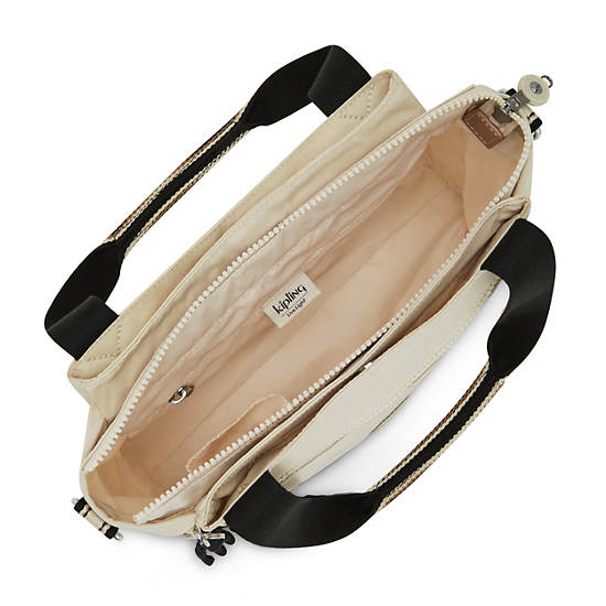 Elysia Shoulder Bag, Light Sand, large