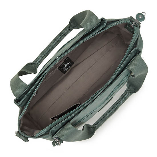 Elysia Shoulder Bag, Faded Green, large