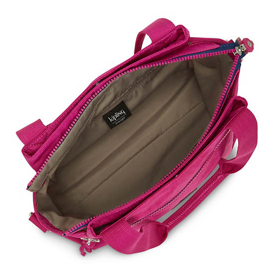 Elysia Shoulder Bag, Pink Fuchsia, large