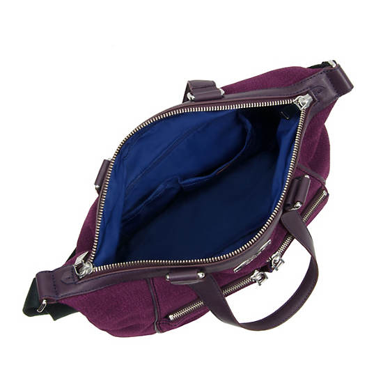 Kaeon Triumphant Handbag, Festive Purple, large