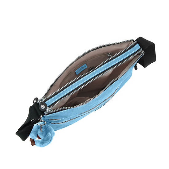 Alvar Vintage Crossbody Bag, Delicate Blue, large