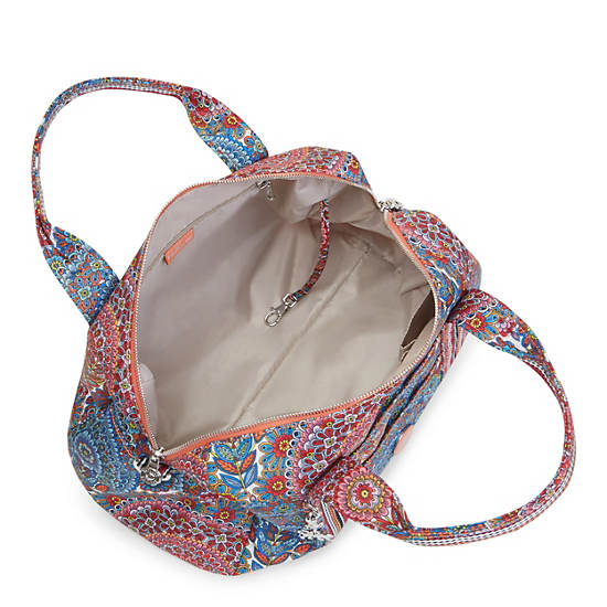 Folami Printed Handbag, Sunshine Happy, large Folami Printed Handbag, Sunshine Happy, large