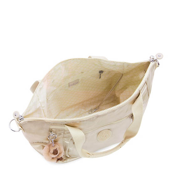 Chambers Metallic Handbag, Spicy Gold, large Chambers Metallic Handbag, Spicy Gold, large