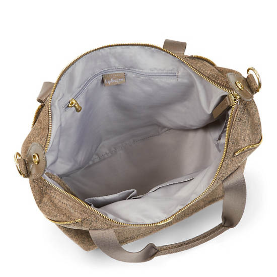 Art Small Handbag, Cafe Latte Beige, large Art Small Handbag, Cafe Latte Beige, large