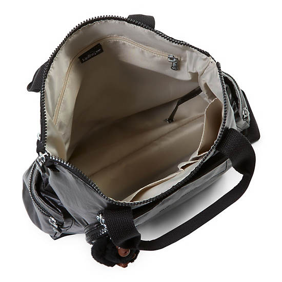 Alvy 2-in-1 Convertible Tote Bag Backpack - Black Rose | Kipling