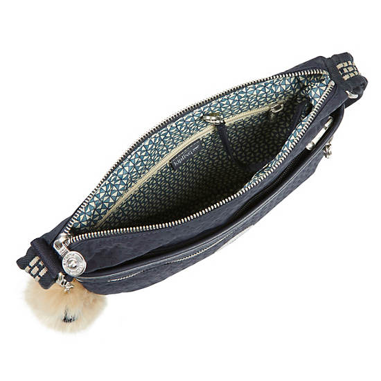 Arto Quilted Crossbody Bag, Bayside Blue, large Arto Quilted Crossbody Bag, Bayside Blue, large