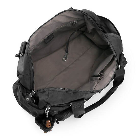 Mara Handbag, Black, large
