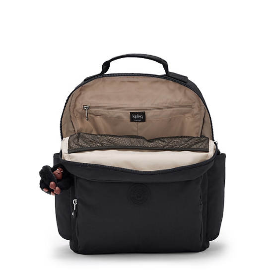 So Baby Diaper Backpack, Black Tonal, large